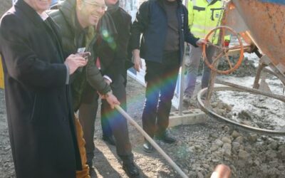 „ENZPARK QUARTIER“ in Bissingen – Grundsteinlegung durch Oberbürgermeister Jürgen Kessing