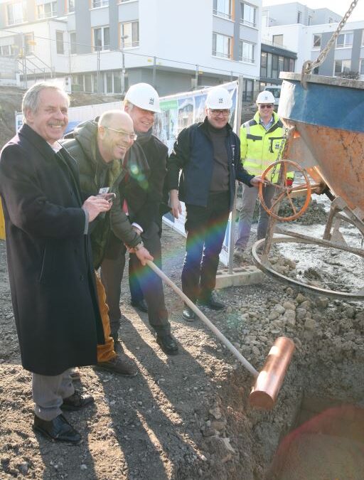 „ENZPARK QUARTIER“ in Bissingen – Grundsteinlegung durch Oberbürgermeister Jürgen Kessing